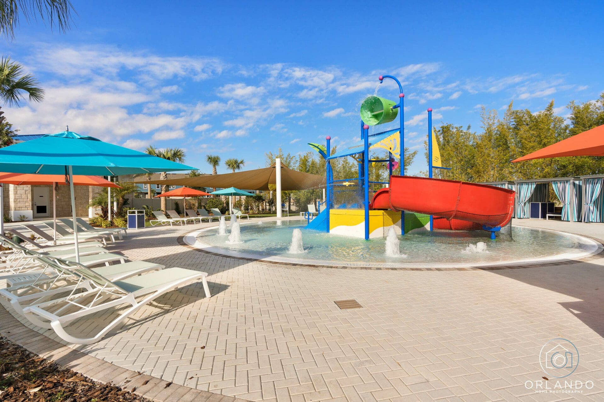 Kid's splash pad at Windsor Island Resort