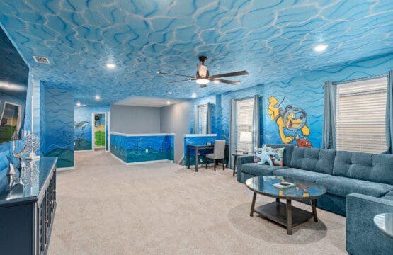 Under the sea upstairs living room at Chillax Inn Kaipo