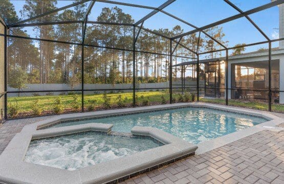 South facing pool & spa with no rear neighbors