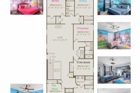 Chillax Inn Kaipo floor plan upstairs