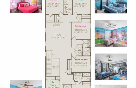 Chillax Inn Kaipo floor plan upstairs