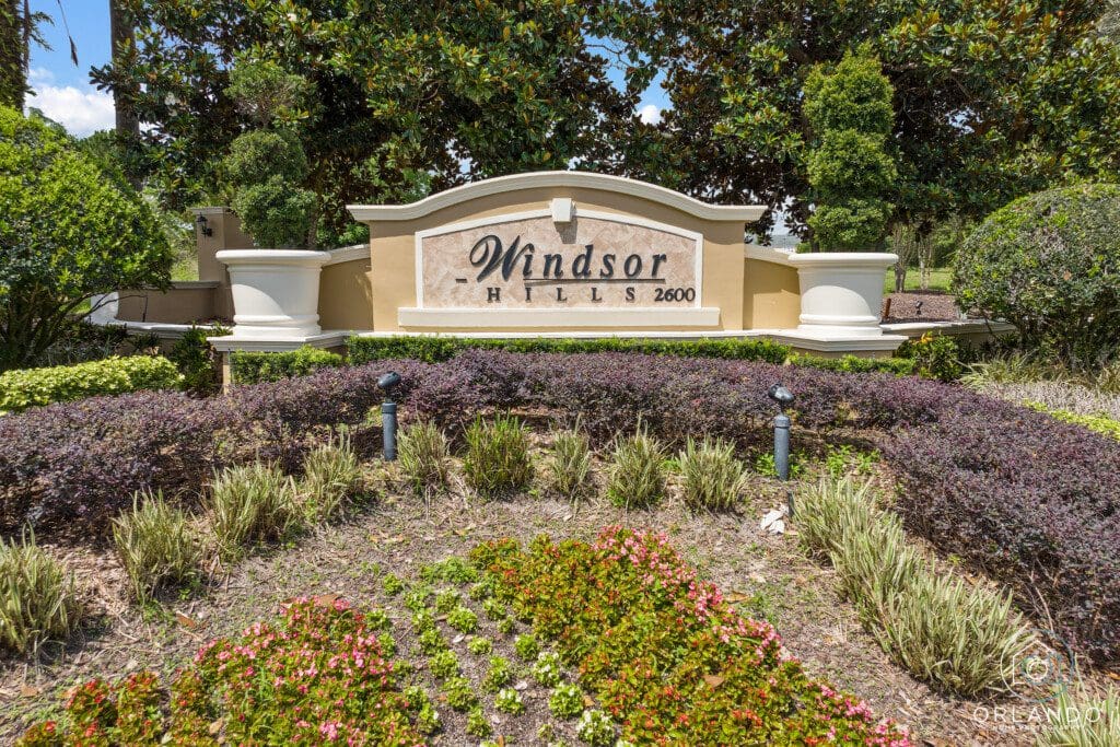Front gate of Windsor Hills Resort, close to family-friendly restaurants near Windsor Hills Resort in Kissimmee