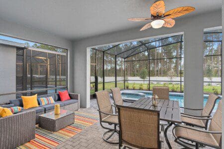 Outdoor furniture and dining for 6