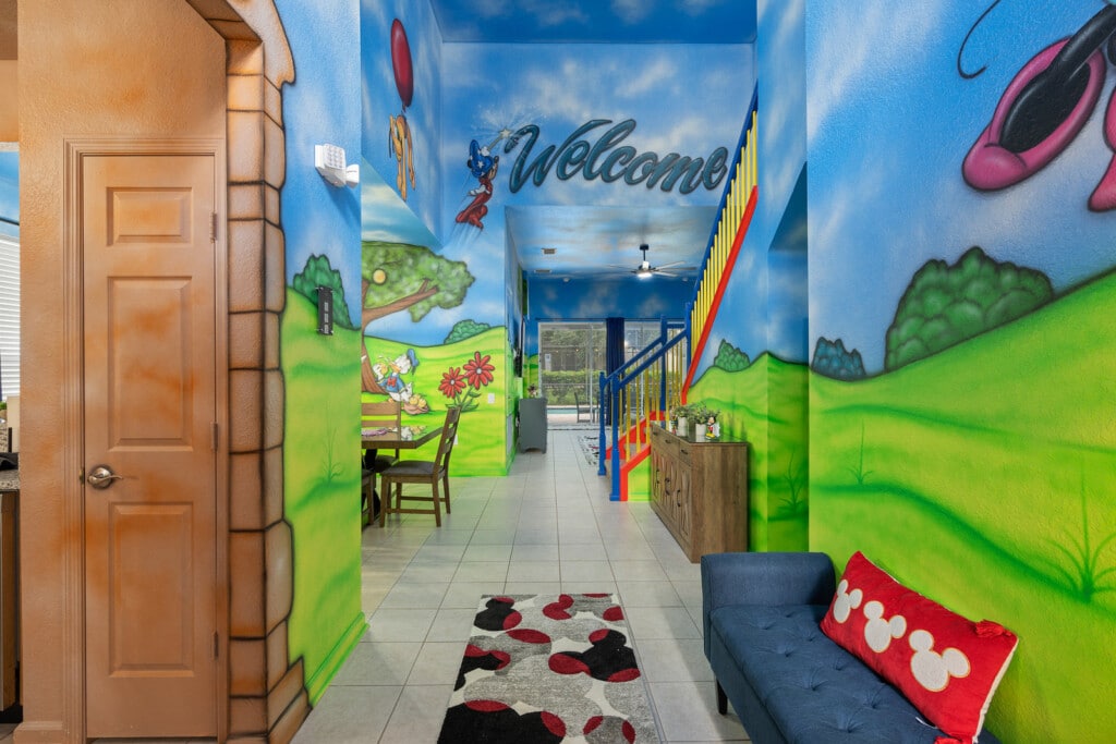 Chillax Inn Teascone Arcade game room with games and entertainment, perfect for Orlando villa rest day ideas